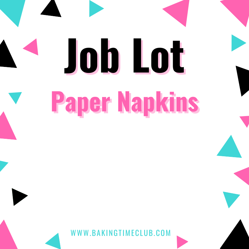 Job Lot: 1010 Units - Party Paper Napkins