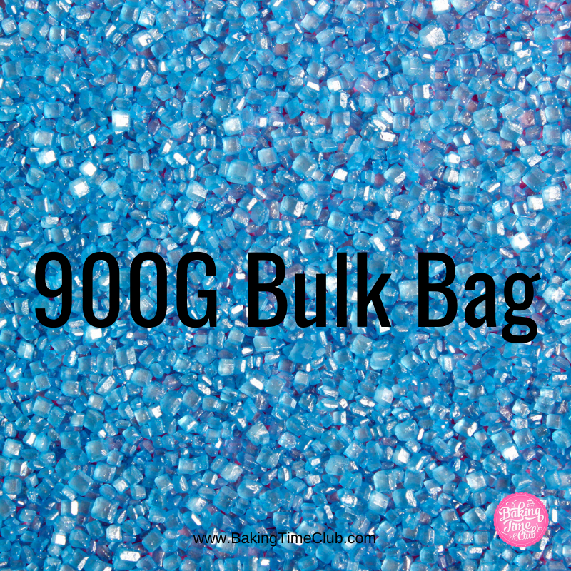 Bulk Bag - Blue Sparkly Sanding Sugar (Best Before 31 Dec 2024)