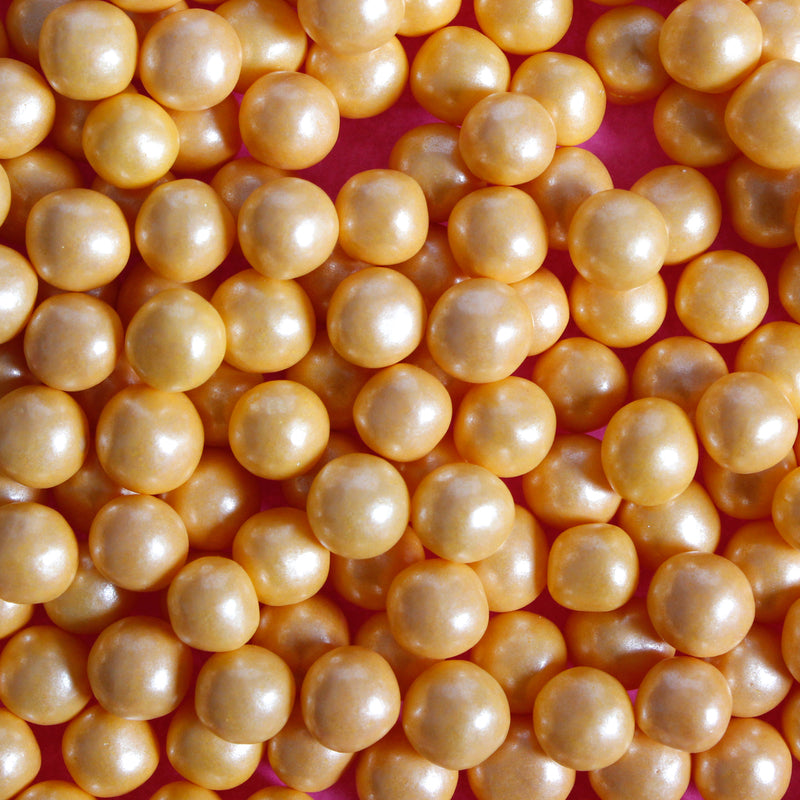 Pearls - Pearl Mix - Glimmer Gold - Edibles from Twist Ingredients UK