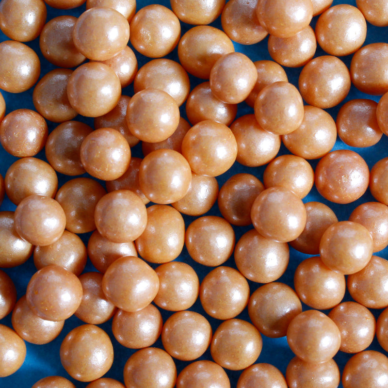 Bulk Bag - Orange 6mm Edible Pearls (Best Before 30 Jun 2025)